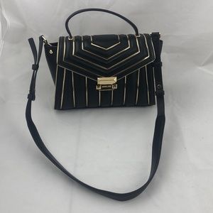 Micheal Kors Whitney Outlined Quilted Shoulder Bag